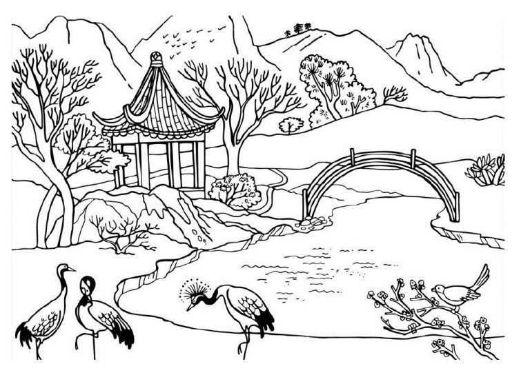 nature coloring sheets printable