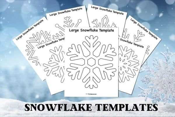 snowflakes printable cutouts