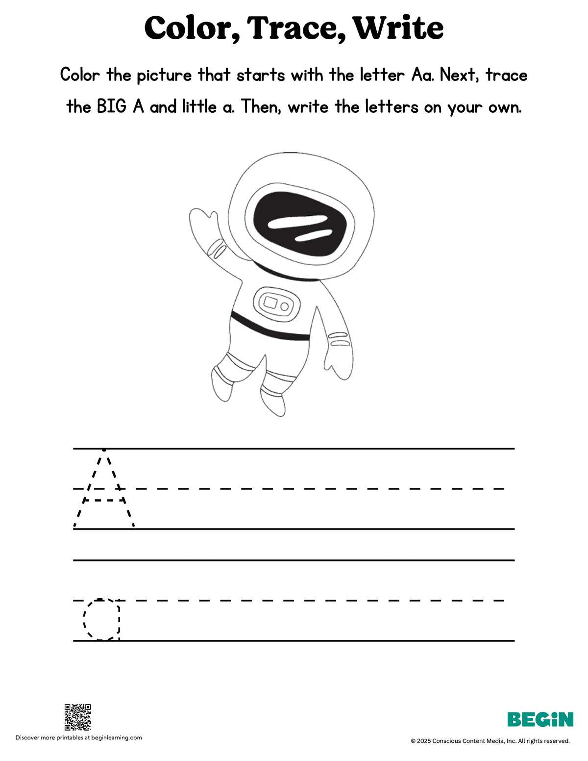 letter a worksheets free printables