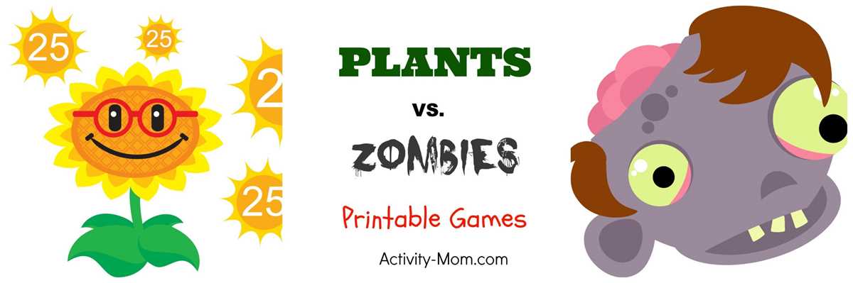 plants vs zombies printables