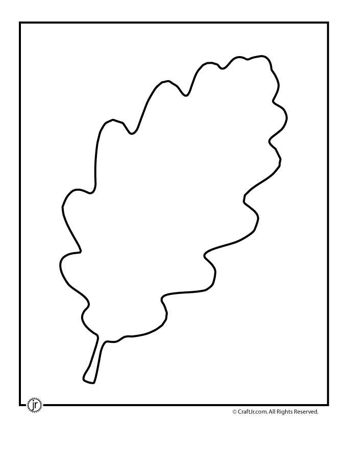 large leaf printable