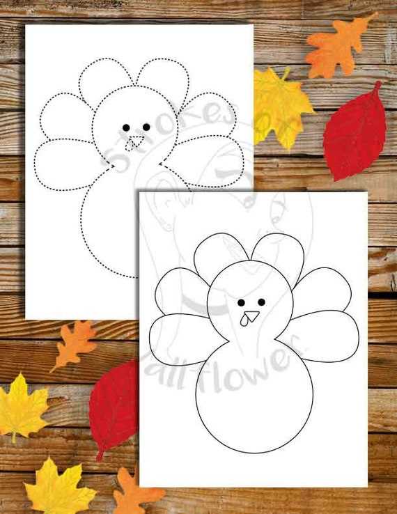 large printable turkey patterns