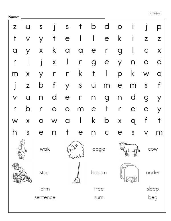 large printable word search