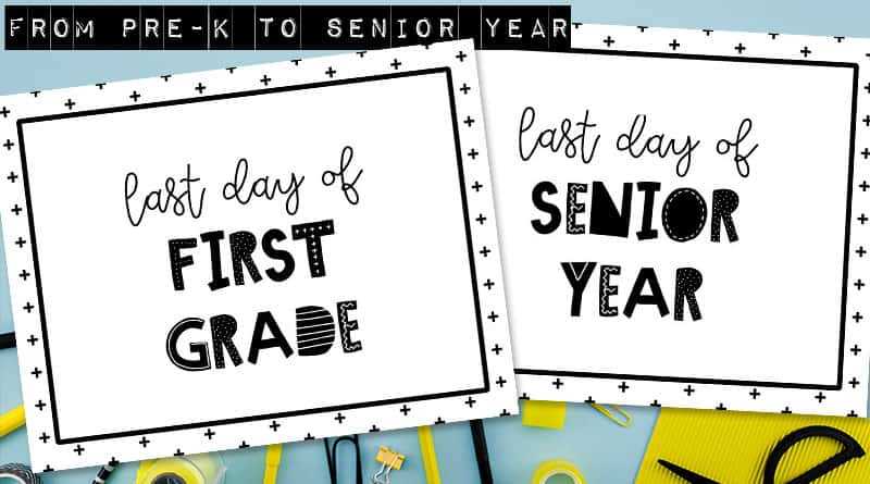 last day of school printable