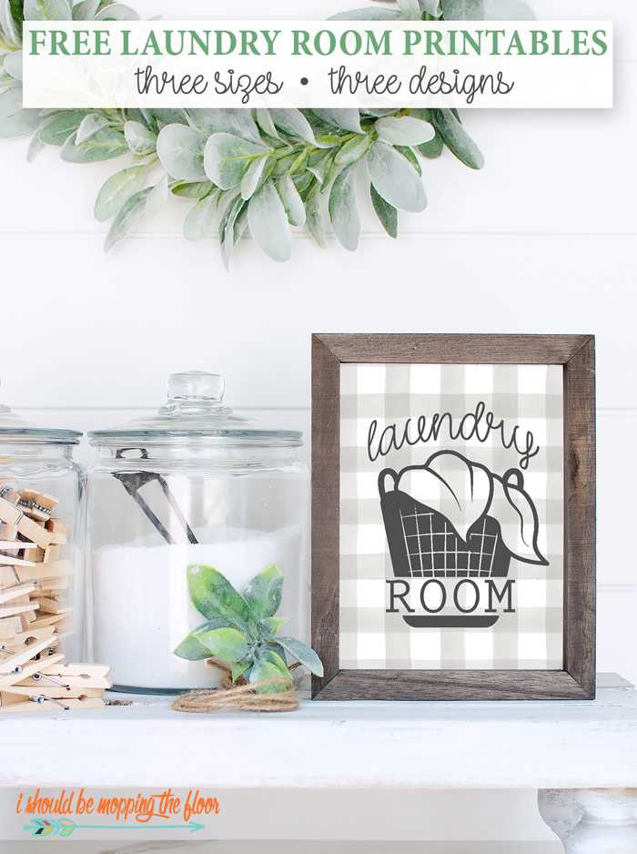 laundry room printables