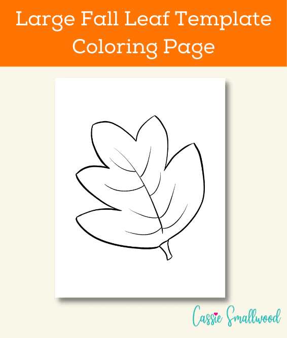 leaf coloring pages printable