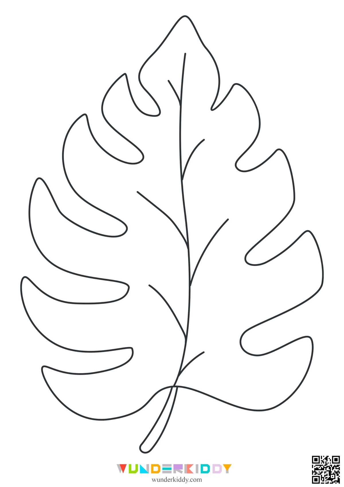 leaves template printable free