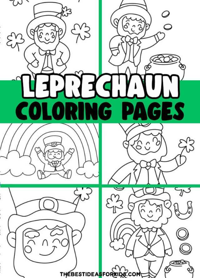 leprechaun coloring pages printable