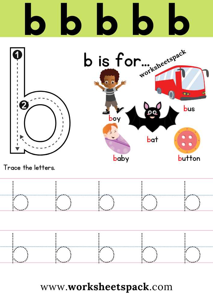 letter b free printable worksheets