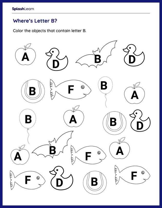 letter b printable activities