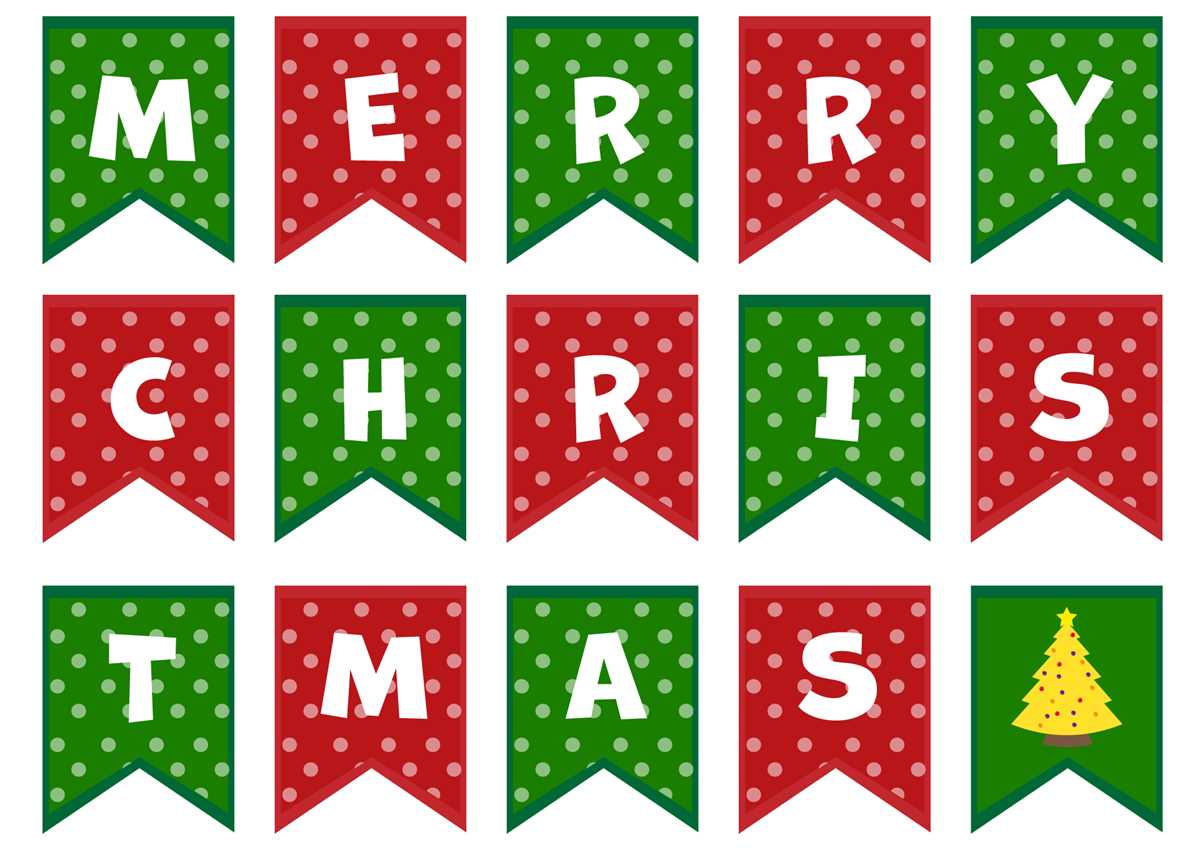 letter banner free printable