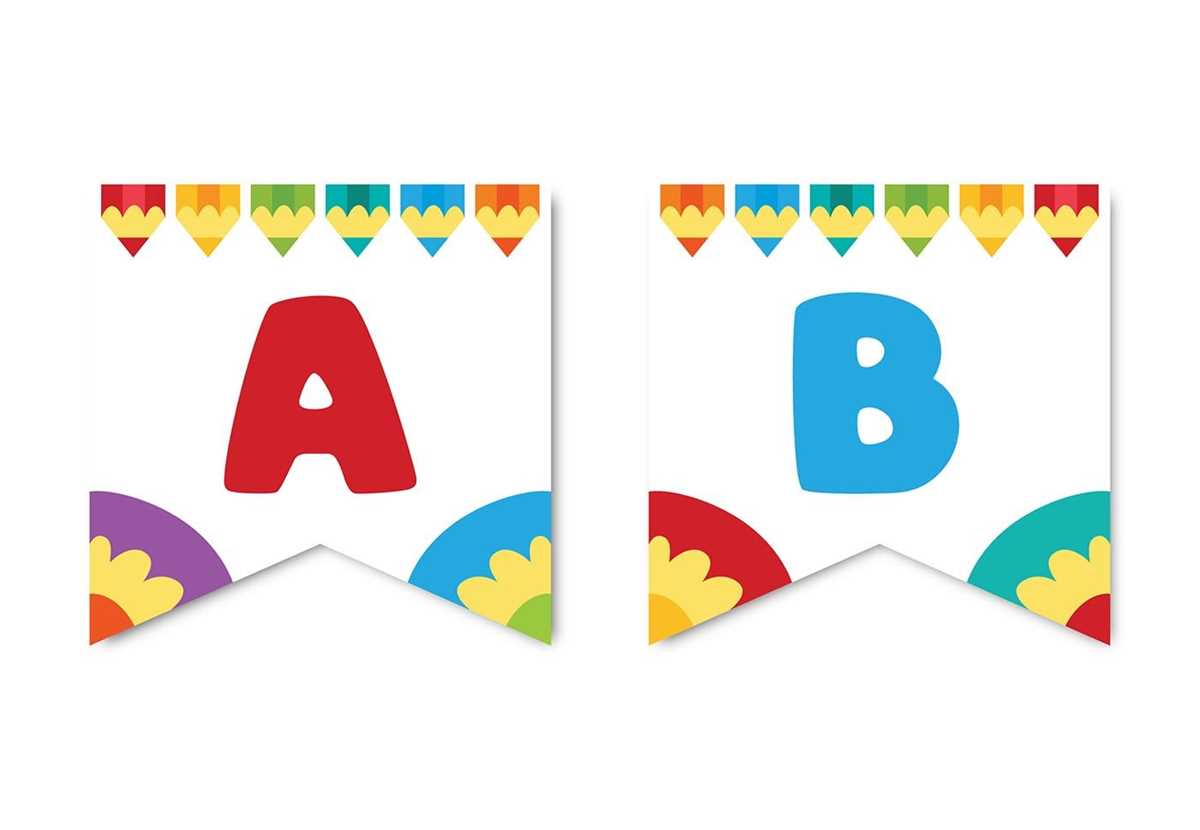 letter banner printable