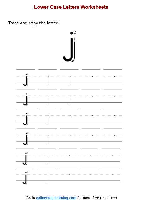 letter j printable