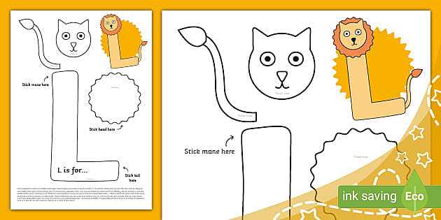 letter l crafts printable
