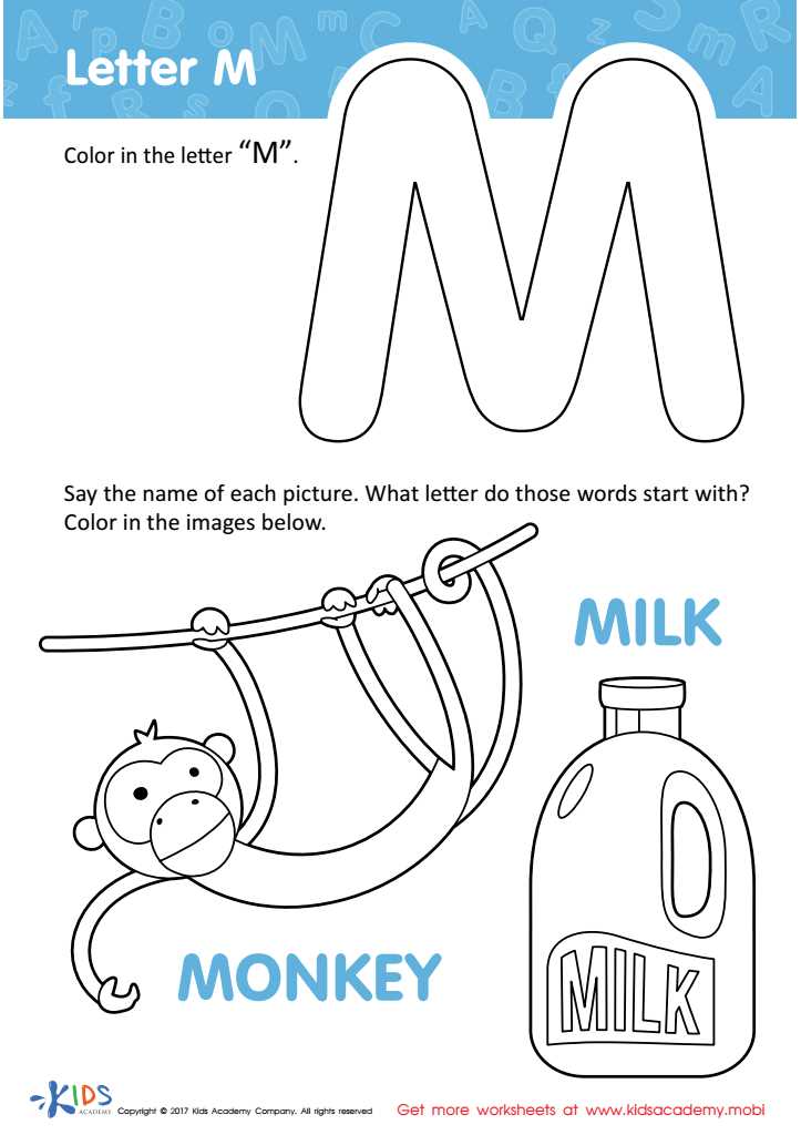 letter m printable