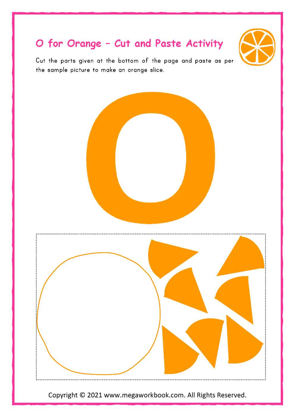 letter o printable