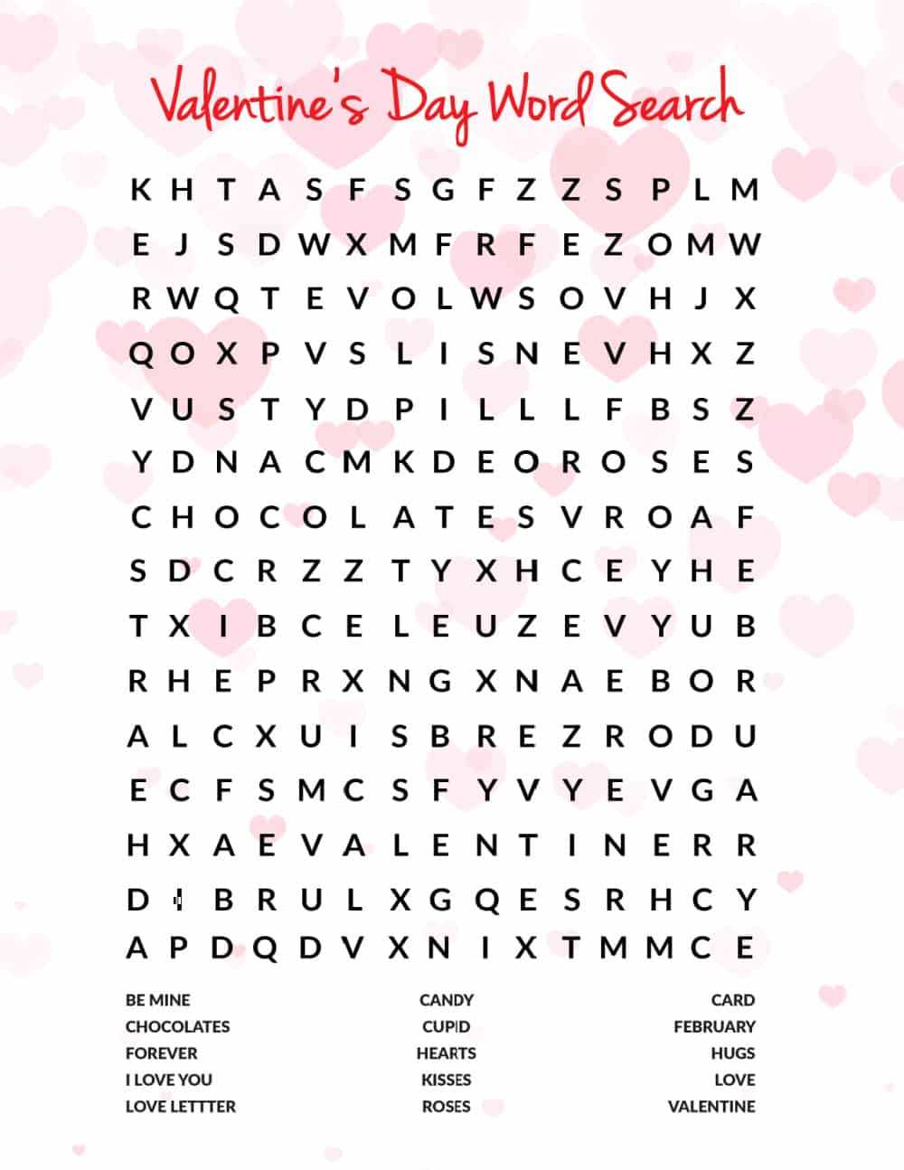 word search printable for adults