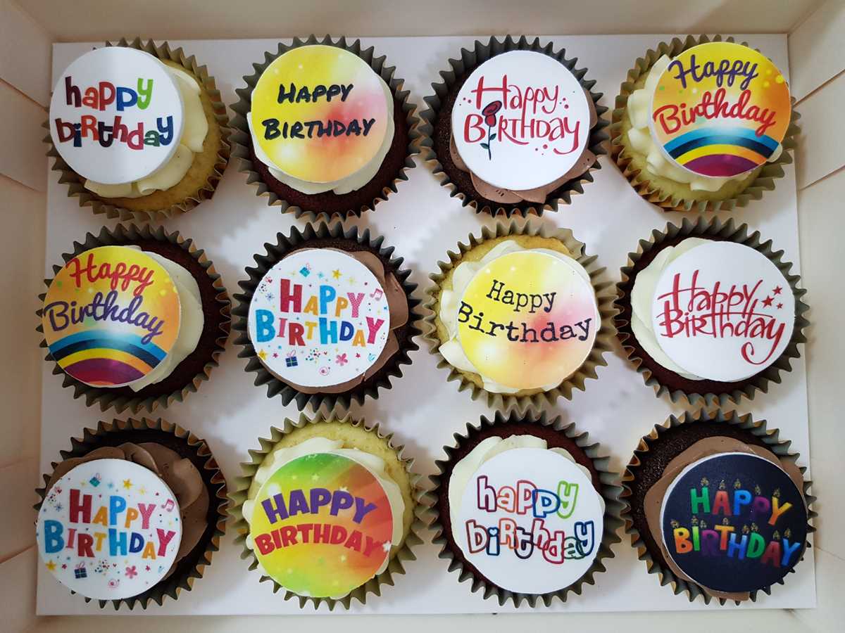 birthday cupcake printables