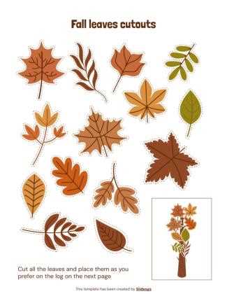 printable fall cutouts