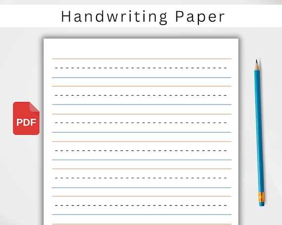 penmanship paper free printable