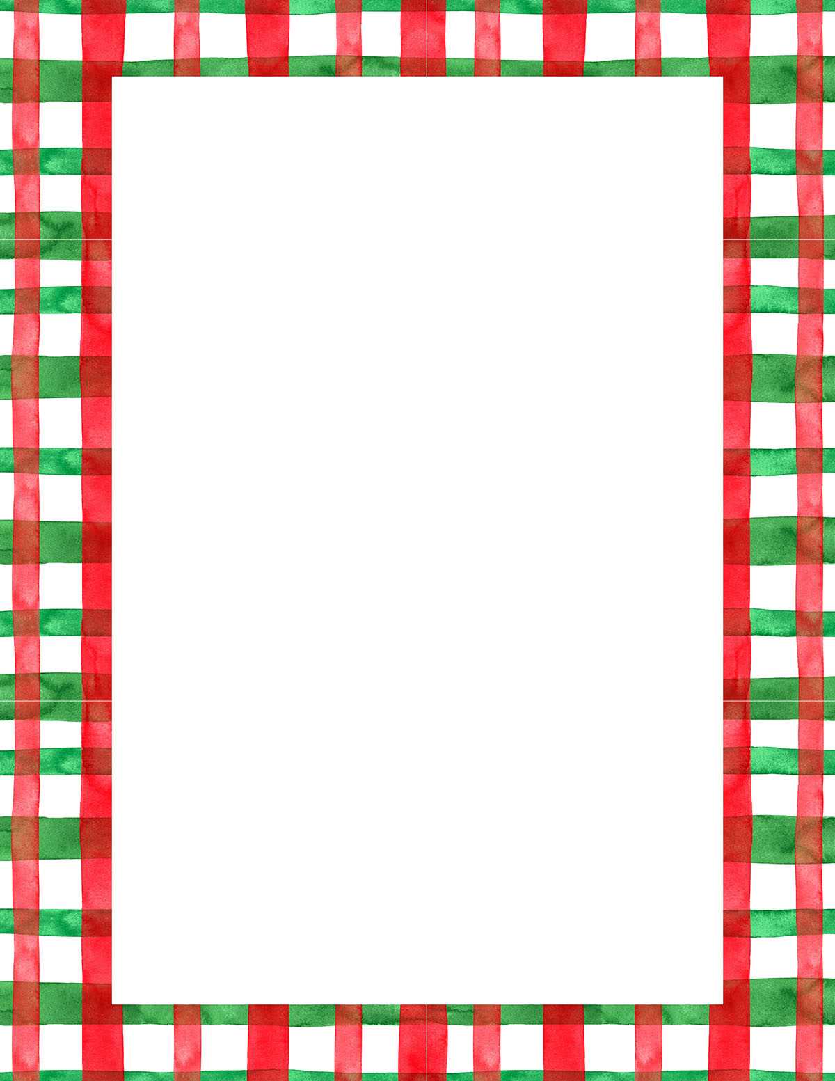printable xmas borders