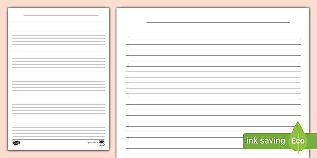 line printable paper