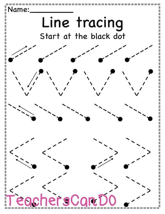 line tracing printable