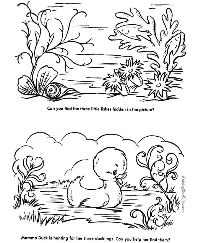free printable find the hidden pictures