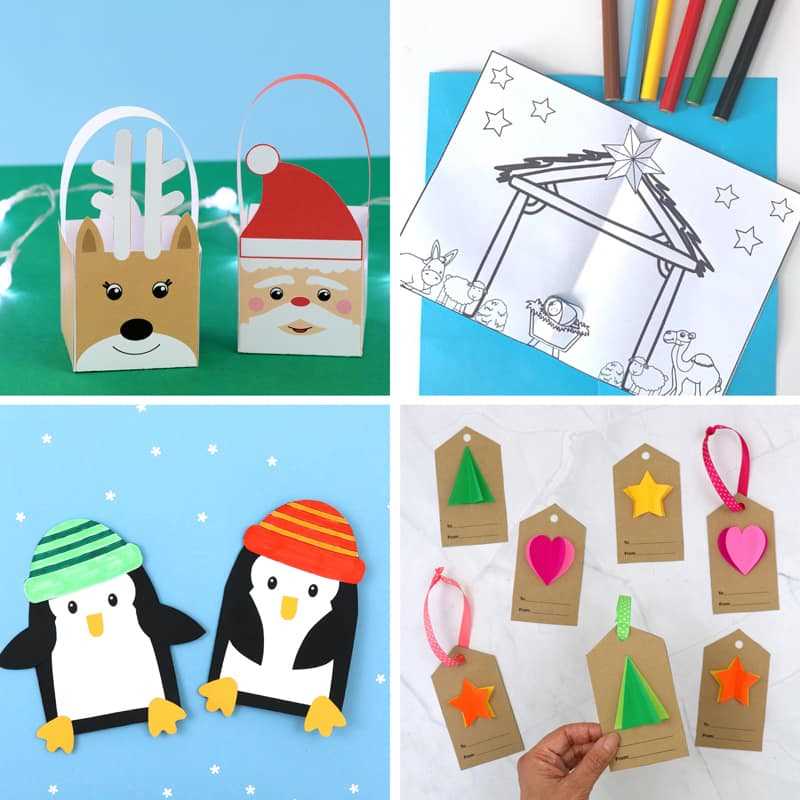paper printable christmas crafts