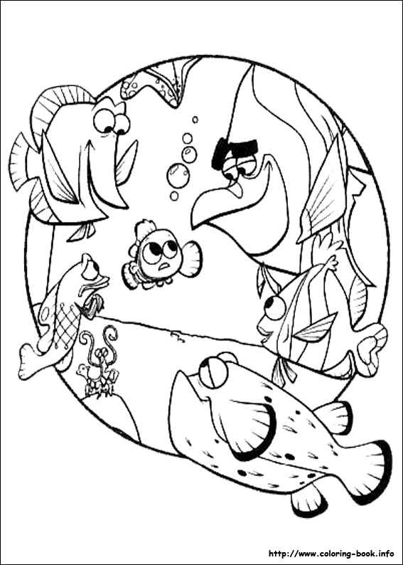 nemo coloring pages printable