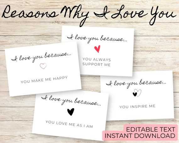 i love you printable card