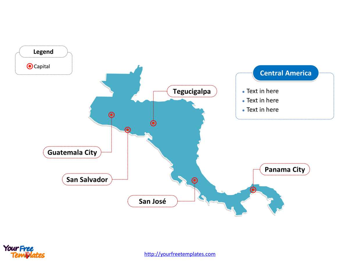 printable map central america