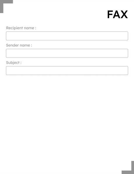 free printable fax cover sheets