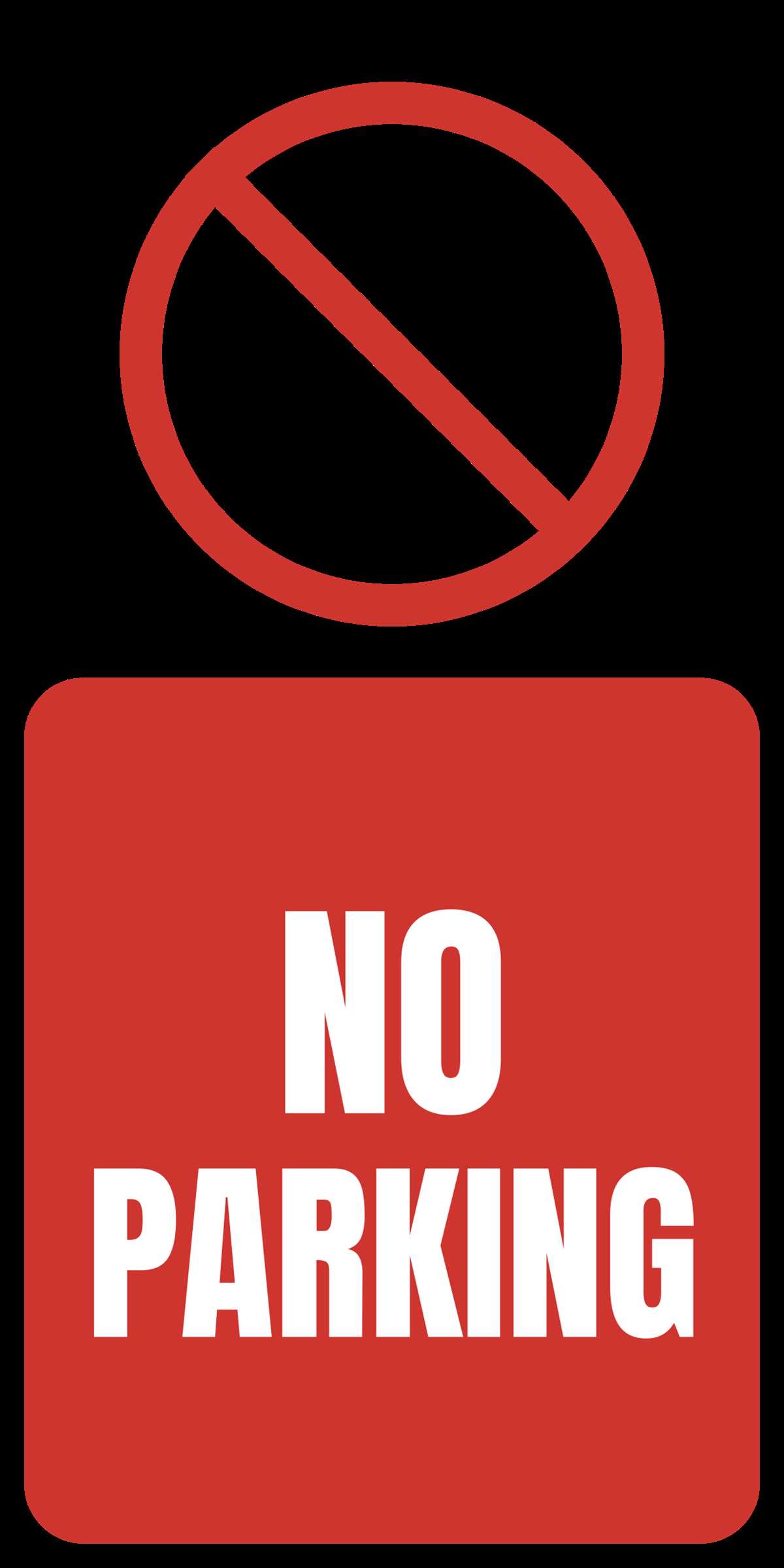 printable no parking sign