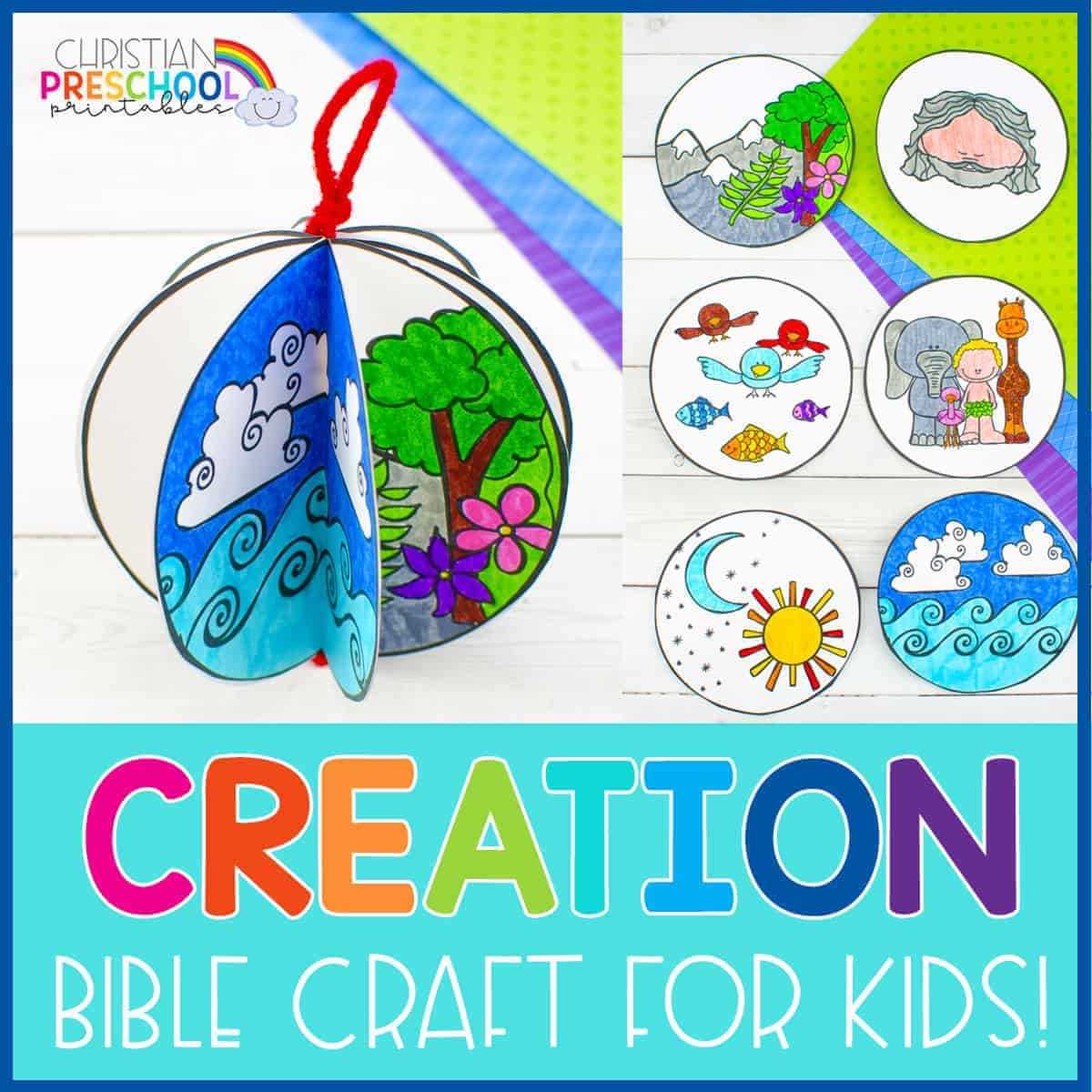 free printable creation crafts
