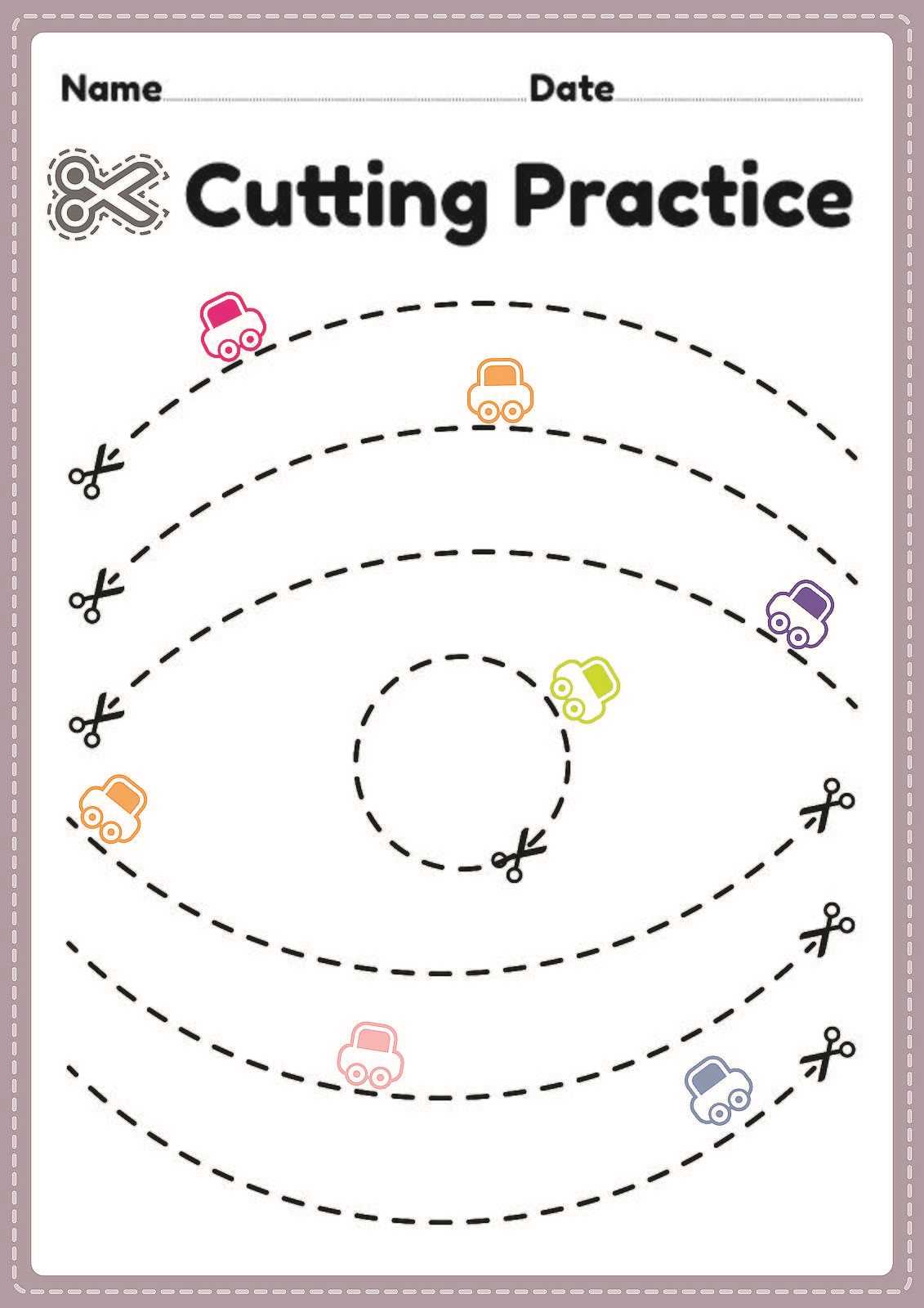 cutting practice printables free