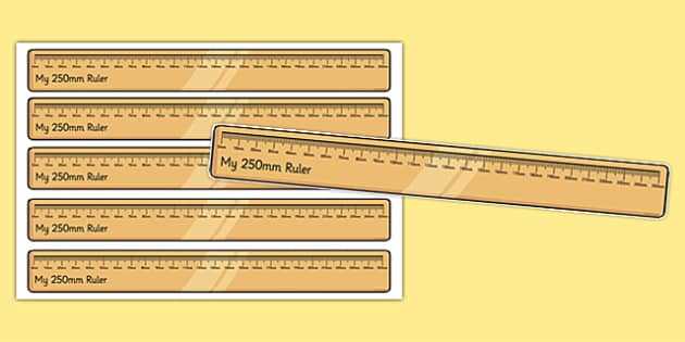 printable ruler mm