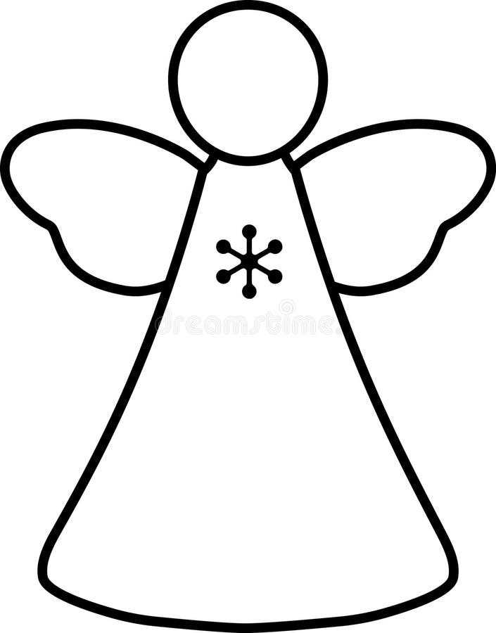free angel template printable