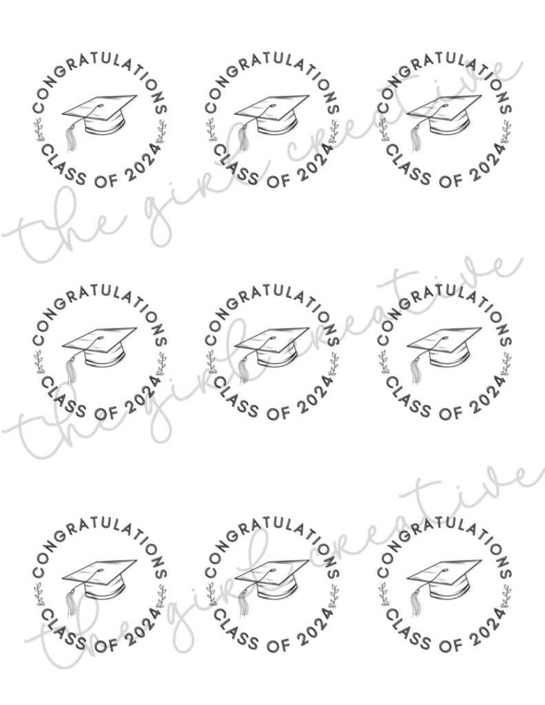 graduation printables free