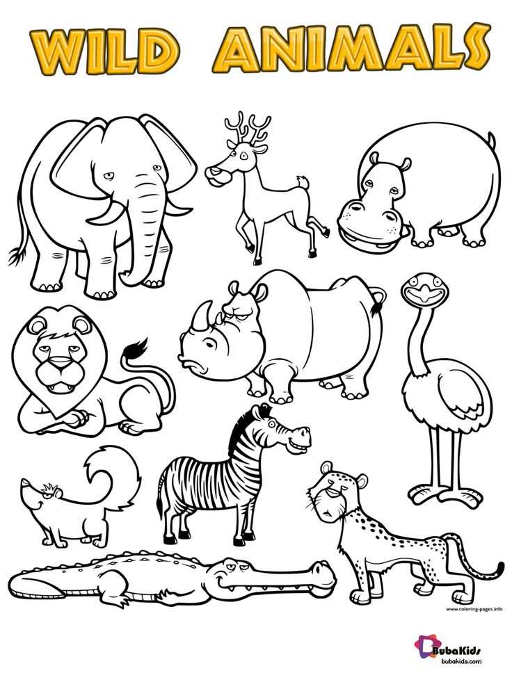 free printables of animals