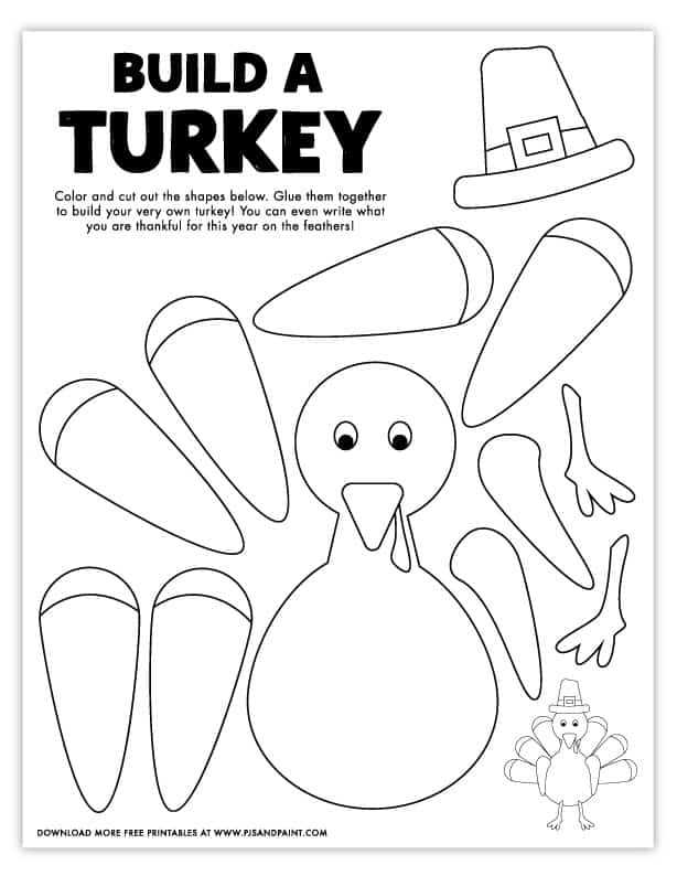 turkey printable pictures