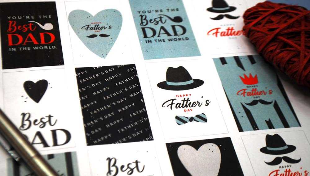 fathers day gift tags free printable
