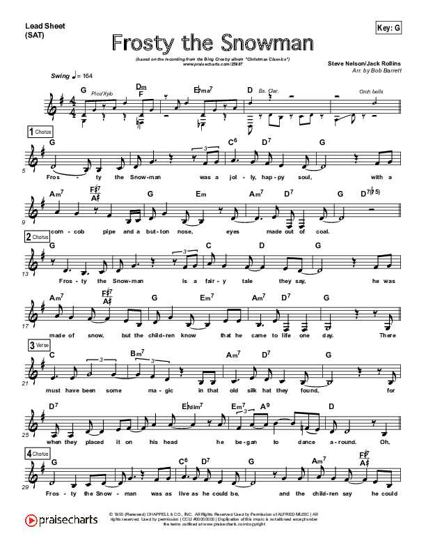 lyrics to frosty the snowman printable
