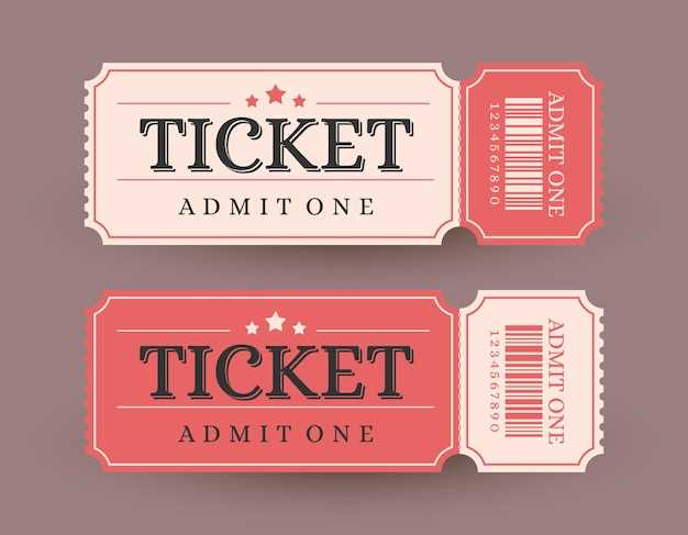 admit one ticket printable