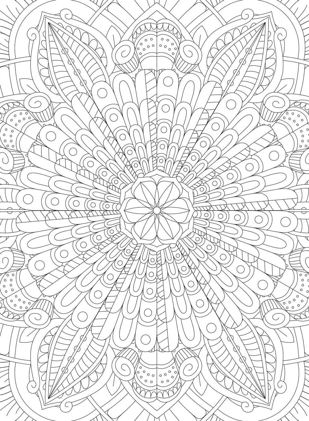 mandala coloring book printable