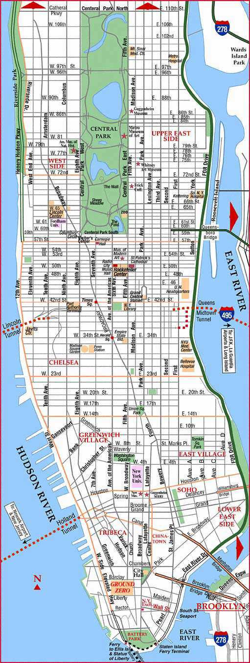manhattan printable map