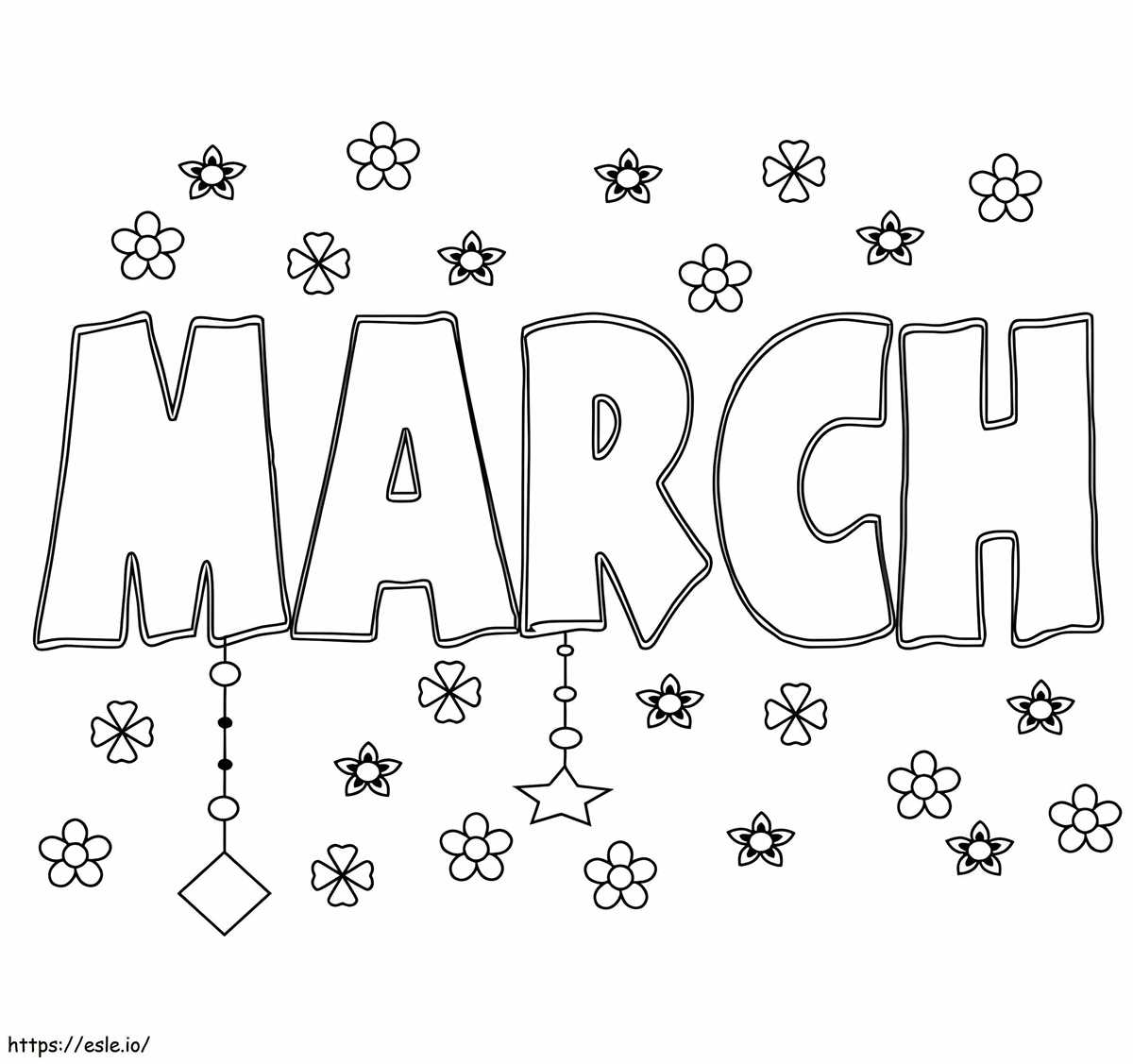 march coloring pages printable