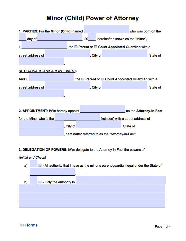 maryland power of attorney form free printable