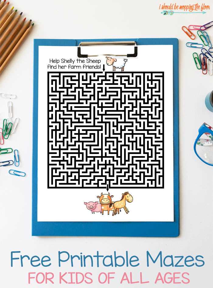maze printable easy