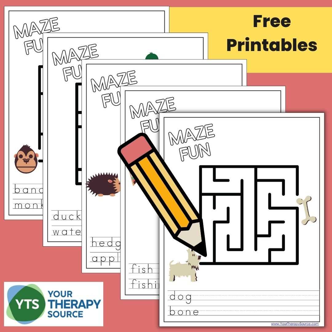 maze printable sheets